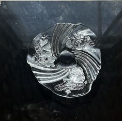 Swirl Glass Decorative Bowl