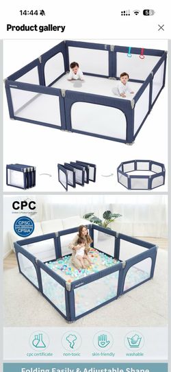 Large Foldable Baby Toddler Playpen