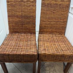 Cherry Walnut Willow Side Chairs (Set of 2)