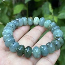 Stretchable Donut Xiuyu Jade Bracelet 