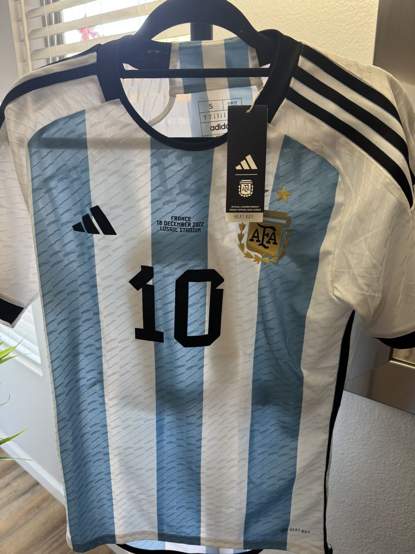 2022 Brand new Argentina authentic home jersey size S