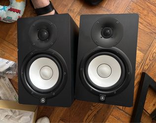 Yamaha HS7 Studio Monitors + Stands + Cables | Ready to Use