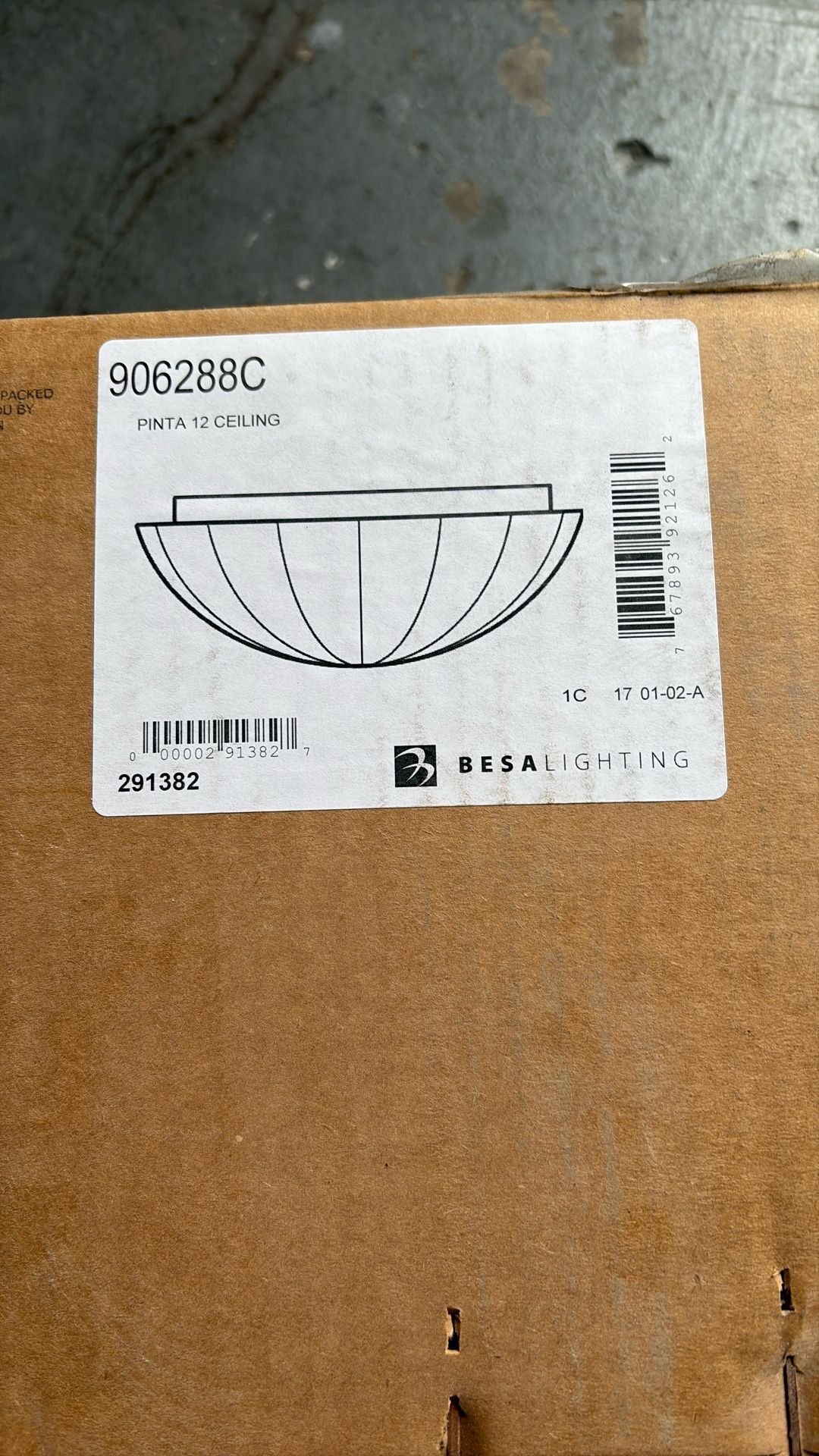 Base Ceiling Light Pinta 12