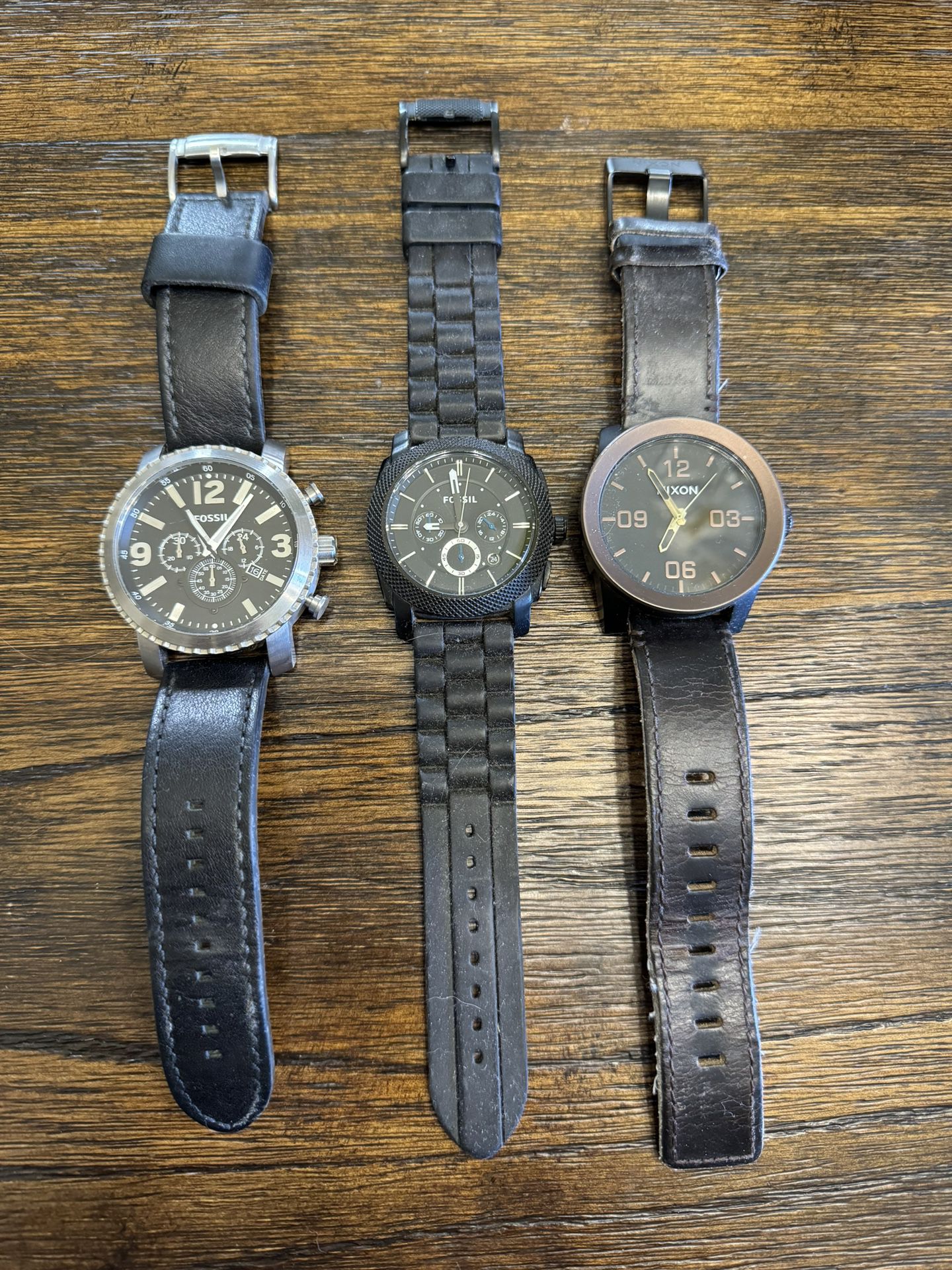 Fossil and Nixon Watches 