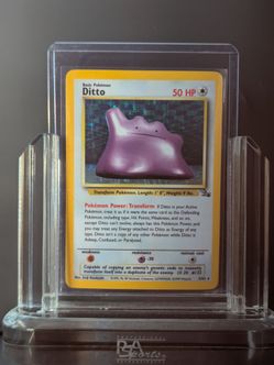 Ditto 3/62 Fossil Holo LP Pokemon