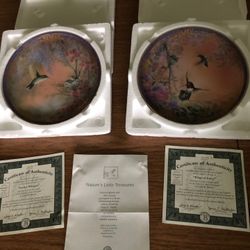 Hummingbird Colletible Plates