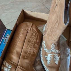 Brand New In Box Israel Cowboy Boots Size 11
