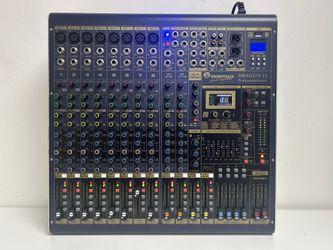 Dragon 16. 16 Channels Mixer, Bluetooth,Cumputer Interface, USB.Digitals sounds Effects