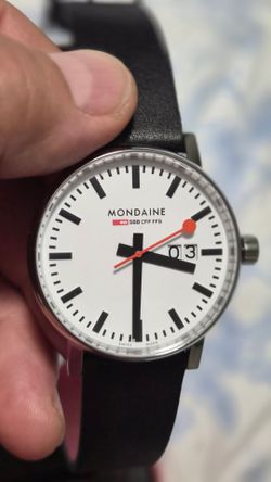Mondaine 40mm Swiss watch New