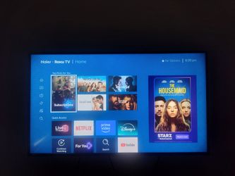 Haier 43in Roku tv 40$ "local pickup only"