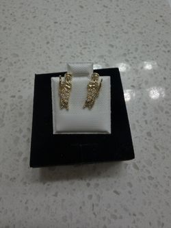 San Judas Gold Plated Earrings