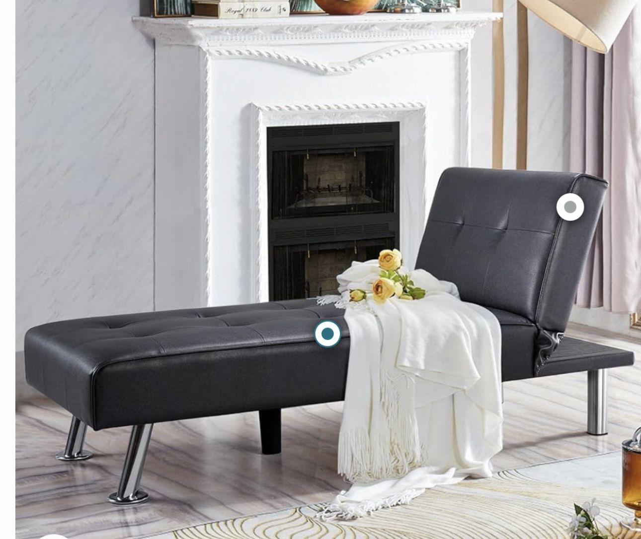 Faux Leather Daybed