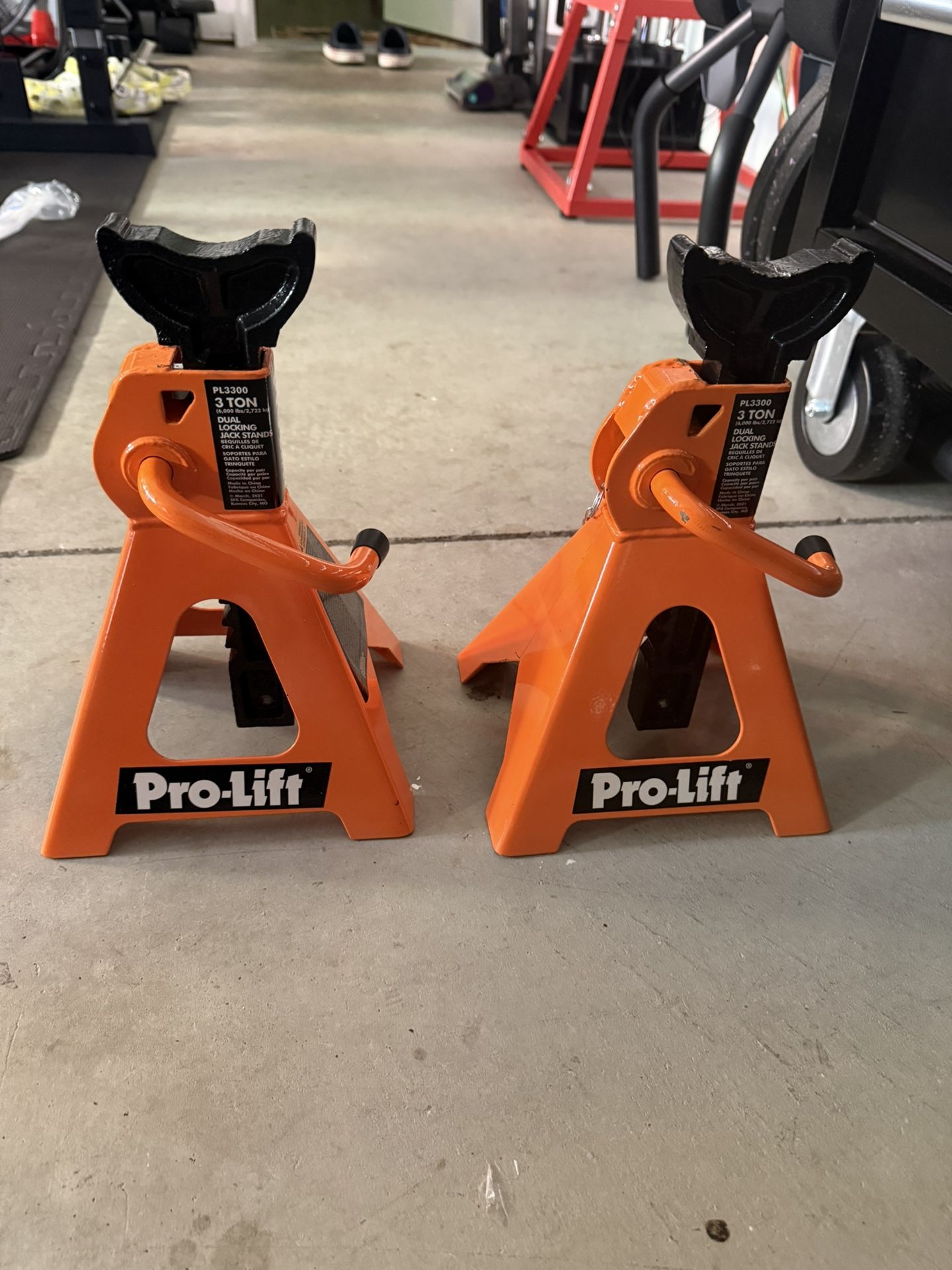 Prolift 3 Ton Jack Stands With Safety Pins