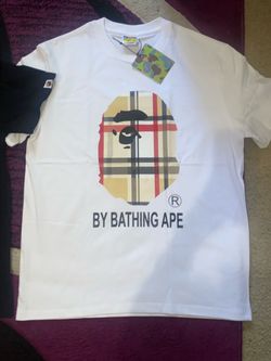 BAPE By Bathing Ape Plaid Graphic T-Shirt
