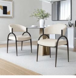 Latitude Run Aadian Upholstered Arm Chairs - set of 2 - new in box