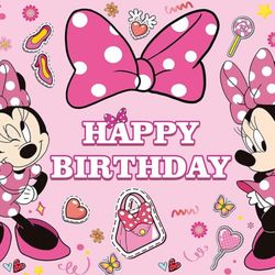 Minnie Mouse Backdrop