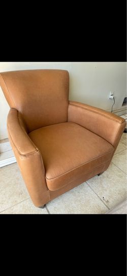 Pottery Barn Leather Chair