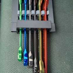 Pittsburgh Color Metric Ratcheting Combination 6-Piece Wrench Set