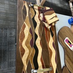 Exotic Wood Serving Treys (your Choice $150 )