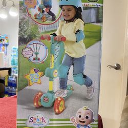 Cocomelon 2-In-1 Scooter W/Seat