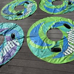Aqua Fun tow tubes all 4
