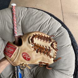 Bat And Baseball Glove