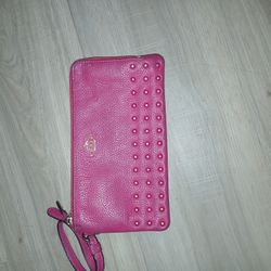 Pink Coach Wristlet