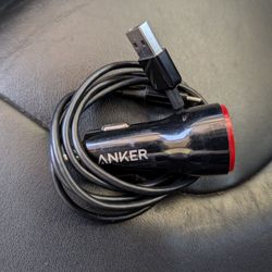 Anker Dual USB Car Charger – 24W Fast Charging (PowerDrive 2)