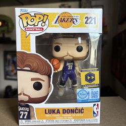 Luka Doncic Funko 221 Los Angeles Lakers Chalice Collectibles Exclusive W/Protector 