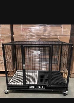 Dog pet cage kennel size 37” medium with grid and tray new in box