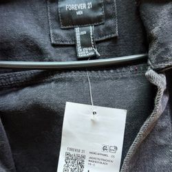 Men’s New Black Jean Jacket 