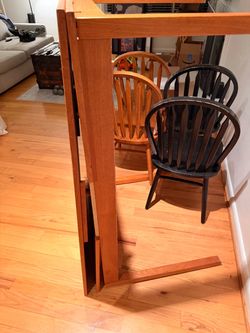 Scandinavian Expandable - Dining Table - With Chairs