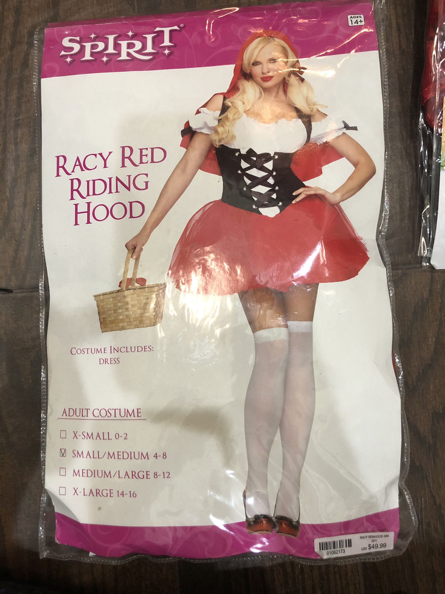 Halloween costume Red Riding Hood