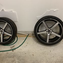 22 inch rims with tires