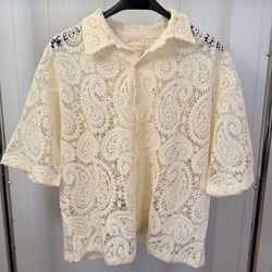 Paisley Button-Up