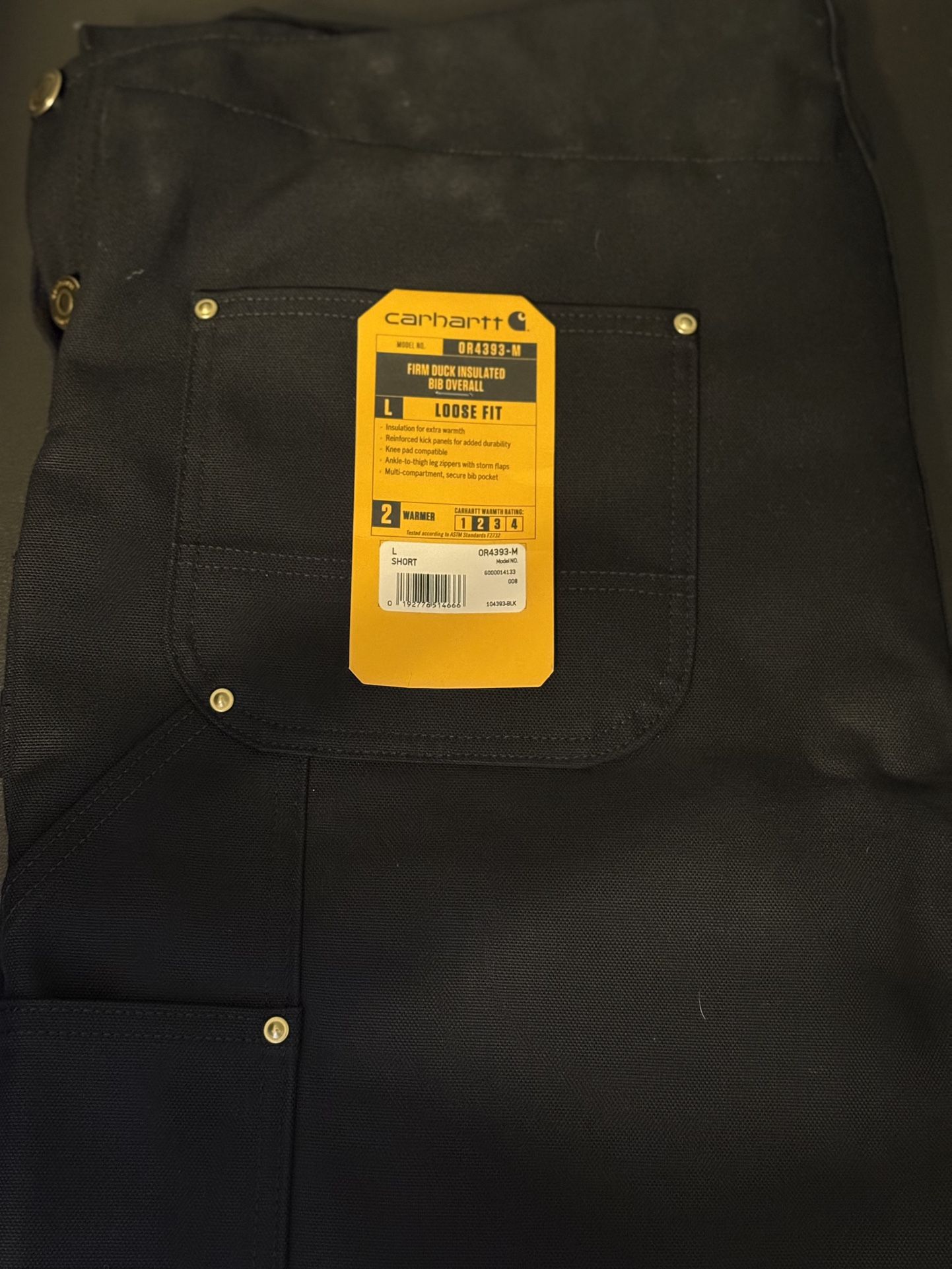 Carhartt Insulated Bibs/overalls New