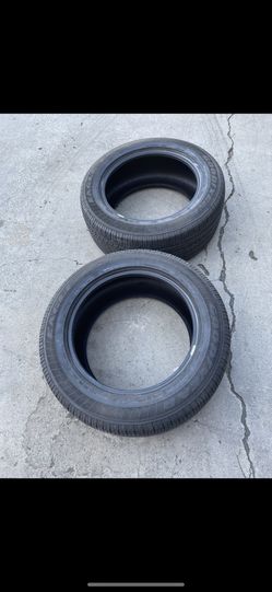 2 — 255/55r18 Goodyear Eagle LS2 Tires Good 80% Treads!!!!