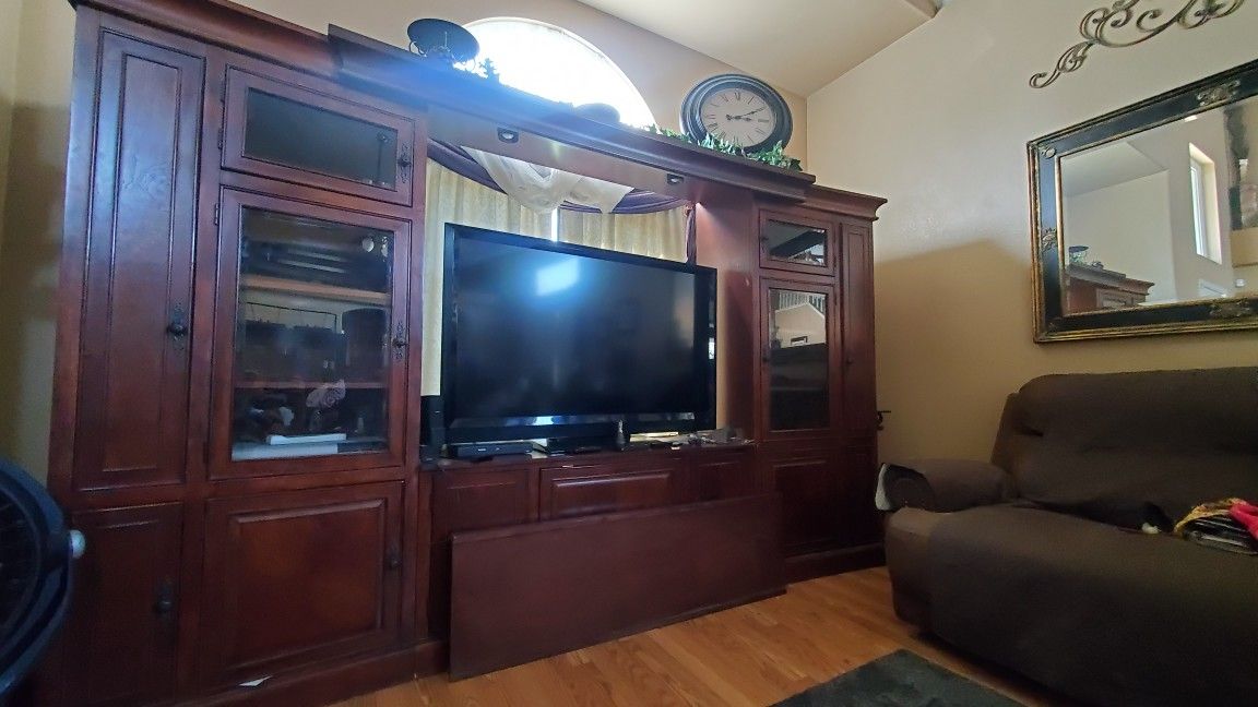 Large ENTERTAINMENT CENTER