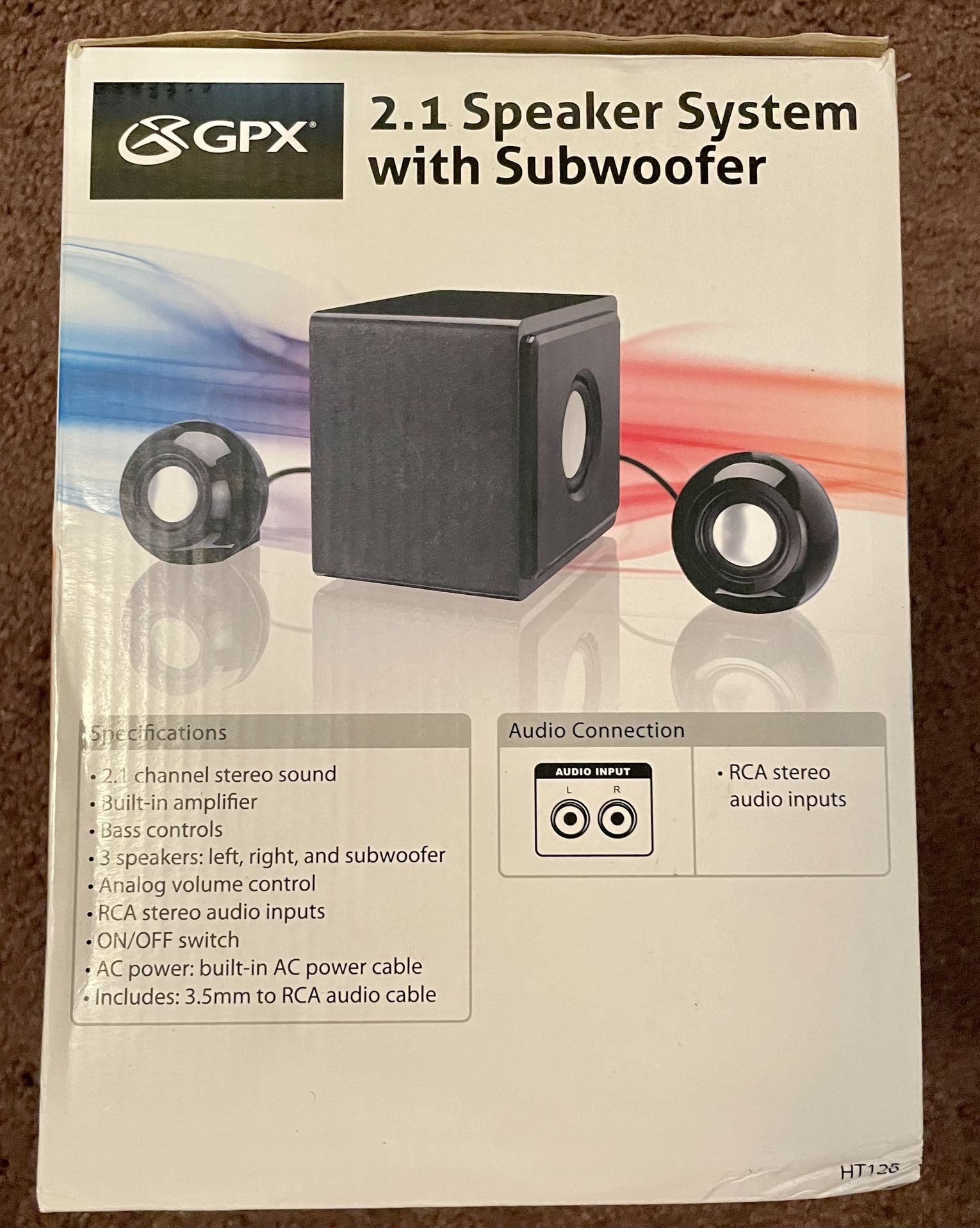 GPX Surround Sound 5.1 Speaker System