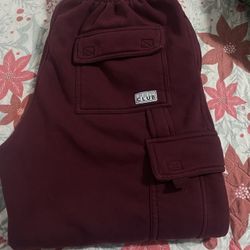 Maroon Pro Club sweats 