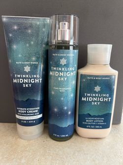 Bath & Body Works Twinkling Midnight Sky 3-Piece Set