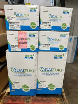 Daizuki 18000 BTU Dual Zone Mini Split Air Conditioner System 24 Seer