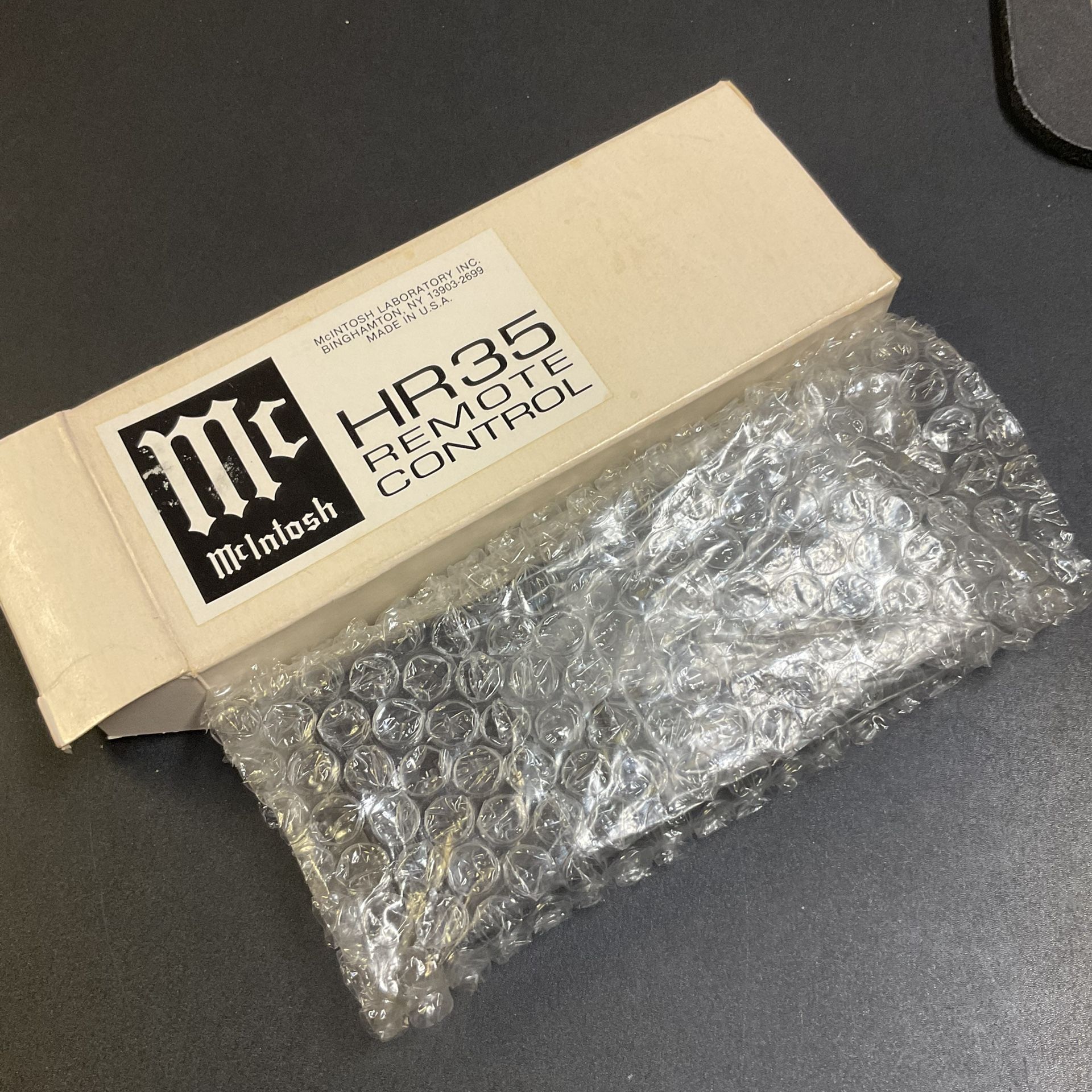 Brand New McIntosh HR35 Remote with Original Box for C35 System Control
