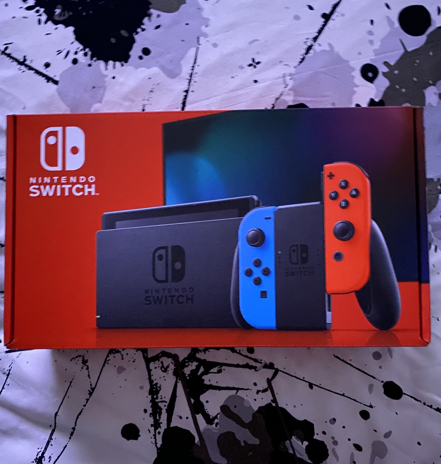 gaming nintendo switch v2 unboxing