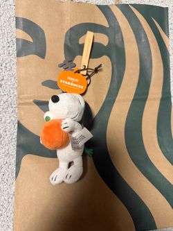 Starbucks x Peanuts Snoopy  Plush Keychain… Shoot me offers