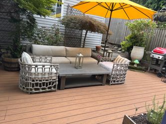 Bernhardt Nodi Outdoor Chairs (2)