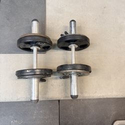 30lb Adjustable Olympic Dumbbells 