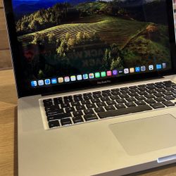 Apple MacBook Pro 15” i7/8GB/256GB SSD $180 