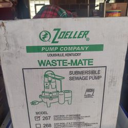 Zoeller Submersible Sewage Pump #267 New
