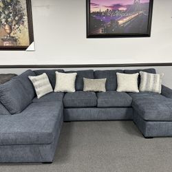 Dark Gray Sofa Sectional 🔥 Same Day Delivery 🚚 